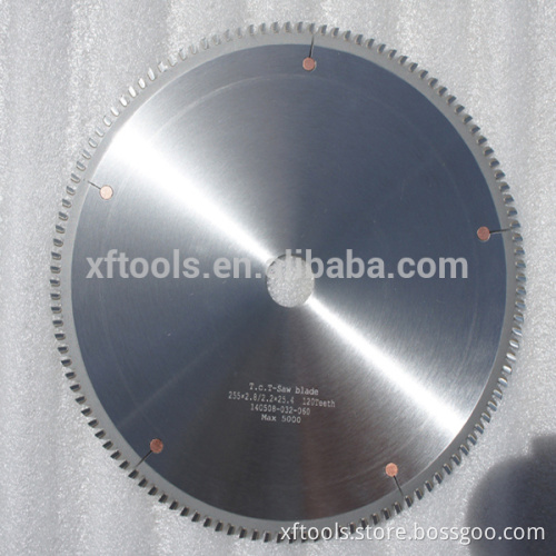 255mmx2.8/2.2x30x120T aluminum cutting circular saw blade used on miter saw